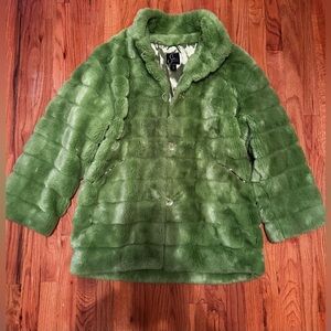 Sin By Morgan Cooper Faux Fur Jacket Women's Size M
